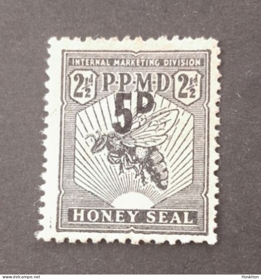 P.P.M.D  HONEY SEAL Stamp 5d On 2 1/2 D. - Used Stamps