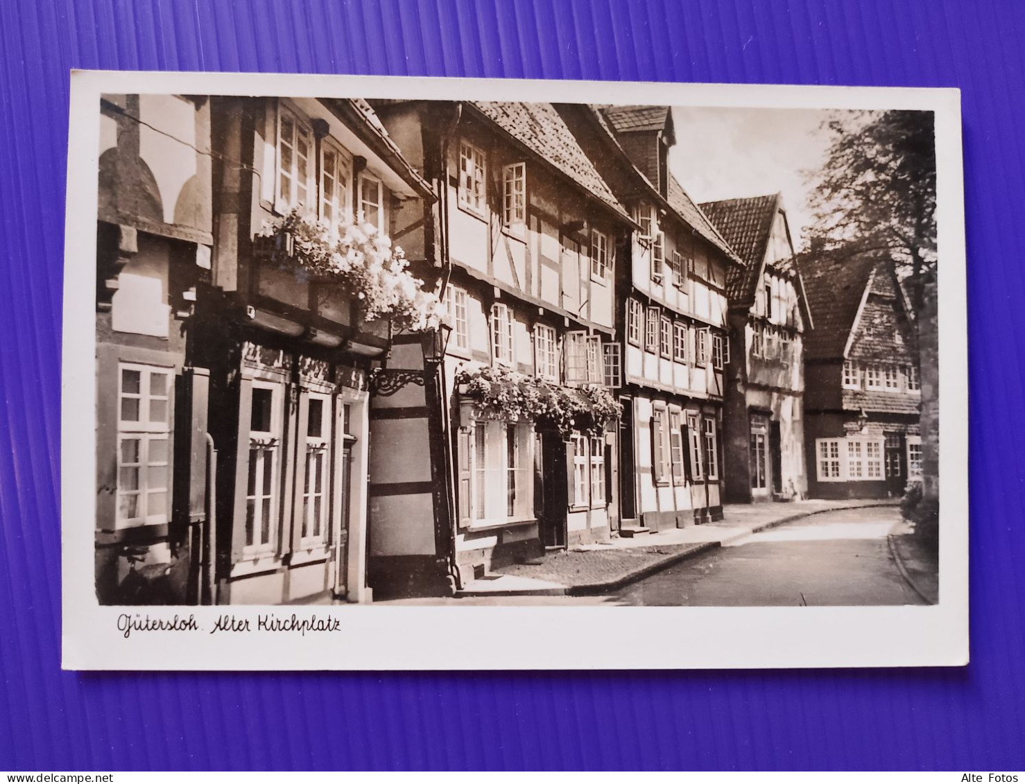 Alte AK Ansichtskarte Postkarte Gütersloh Nordrhein Westfalen Alter Kirchplatz Deutsches Reich Allemagne Deutschland Alt - Guetersloh