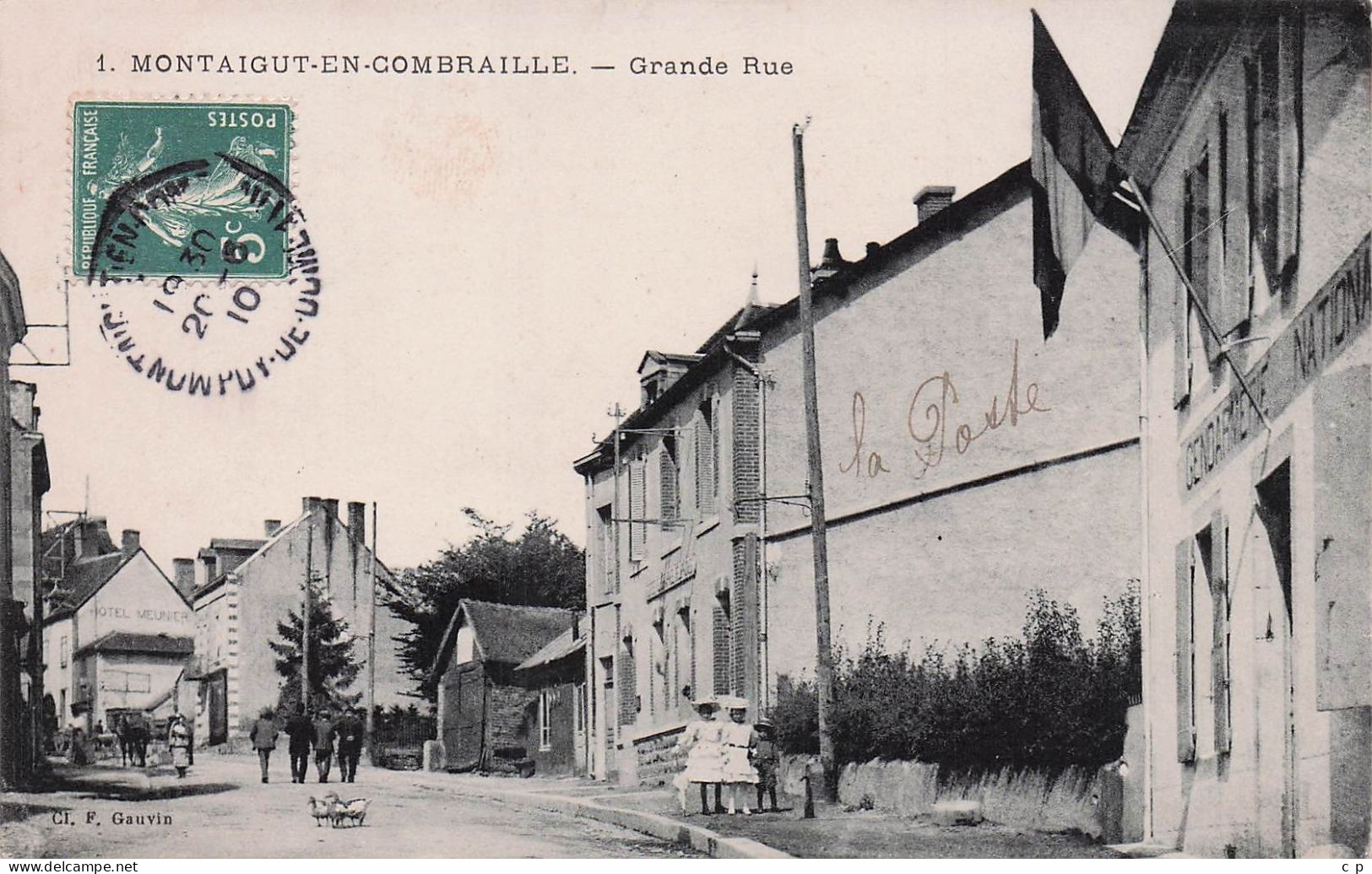 Montaigut  En Combraille - Grande Rue - CPA °J - Montaigut