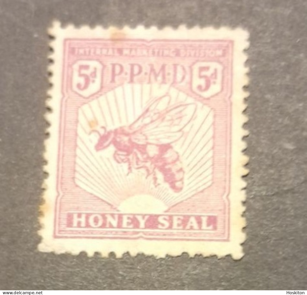 P.P.M.D HONEY SEAL 5d Magenta - Used Stamps