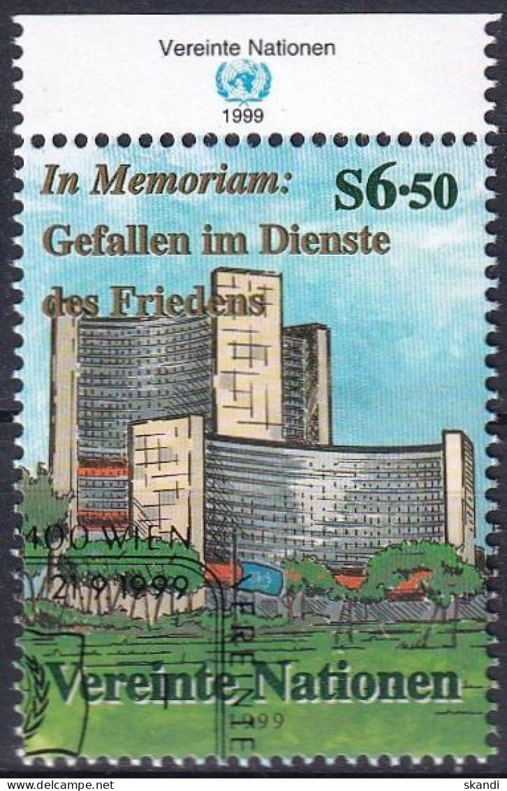 UNO WIEN 1999 Mi-Nr. 298 TAB O Used - Aus Abo - Used Stamps