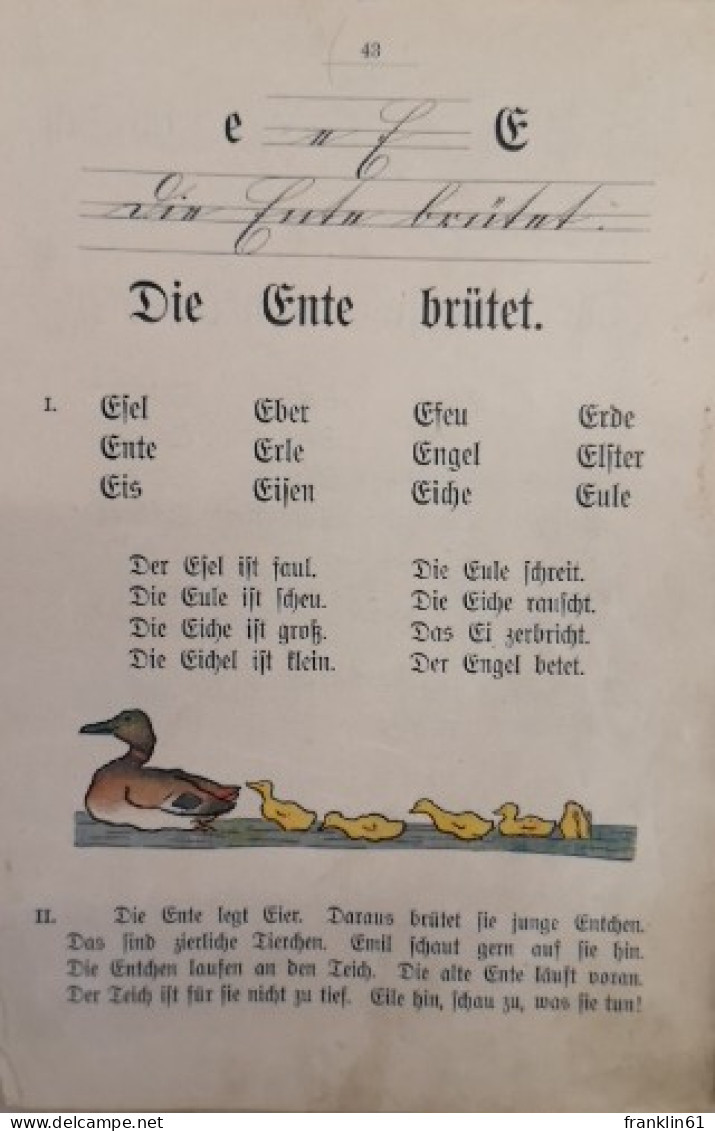 Meine Muttersprache. Fibel Für Den Ersten Unterricht Im Sprechen, Schreiben Und Lesen. - School Books