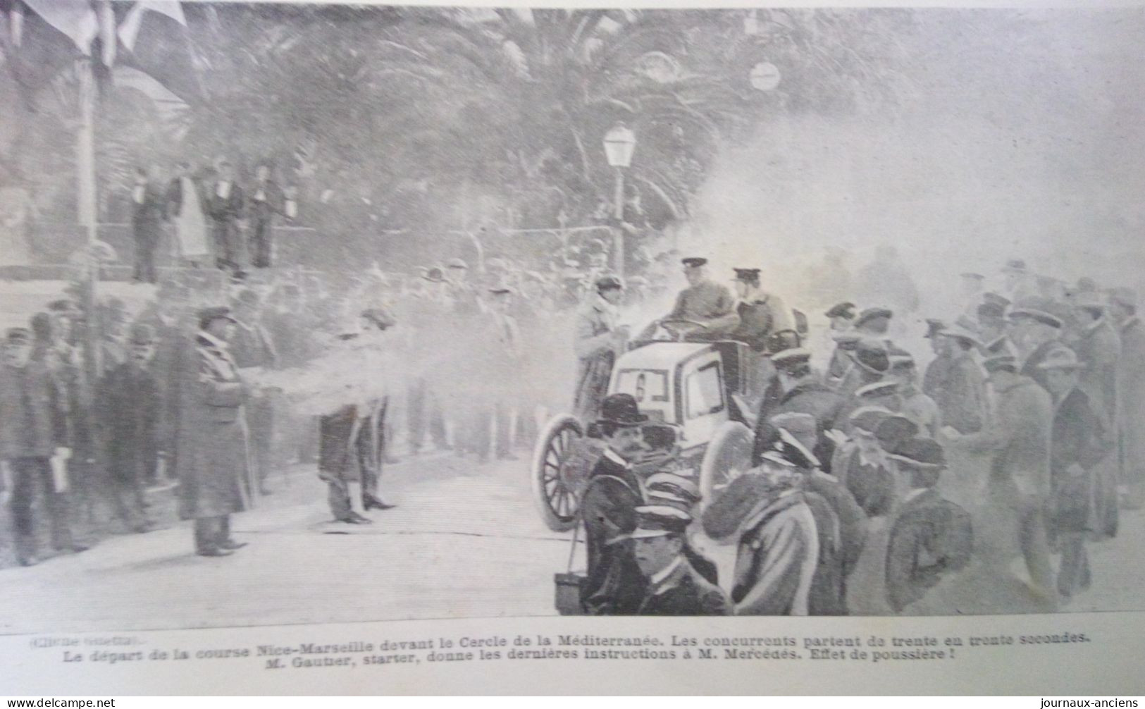 1900 LA SEMAINE AUTOMOBILE DE NICE - CORSO AUTOMOBILE - LA TURBIE - LA VIE AU GRAND AIR - Sonstige & Ohne Zuordnung