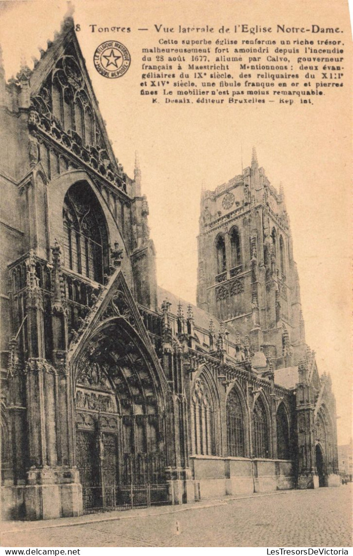 BELGIQUE - Tongres - Vue Latérale De L'Eglise ND - Carte Postale Ancienne - Tongeren