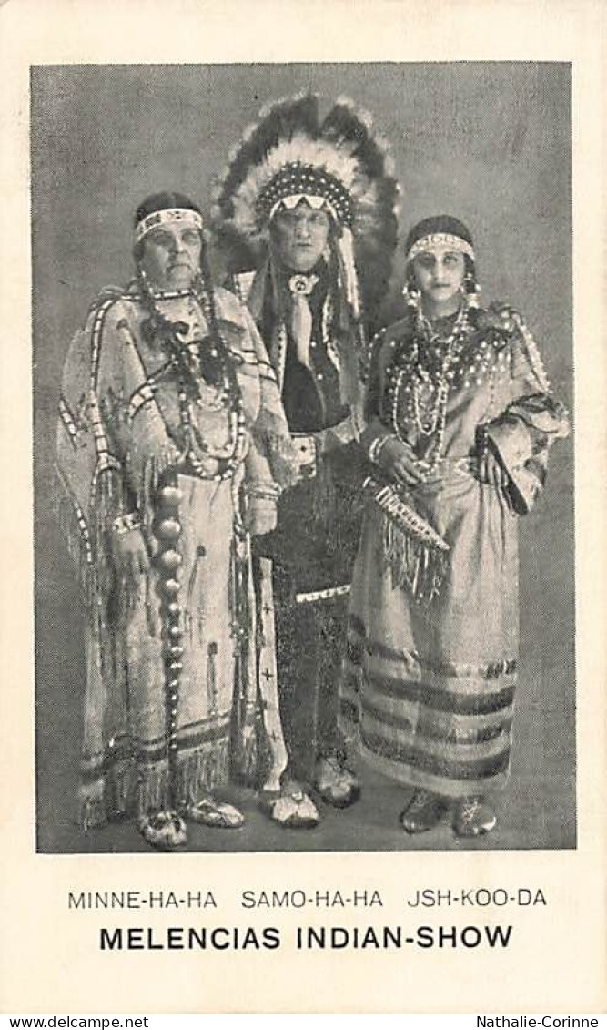 Minne-Ha-Ha Samo_Ha-Ha JSH-Koo-Da Melencias Indian-Show New-York Lake George Natives - Lake George