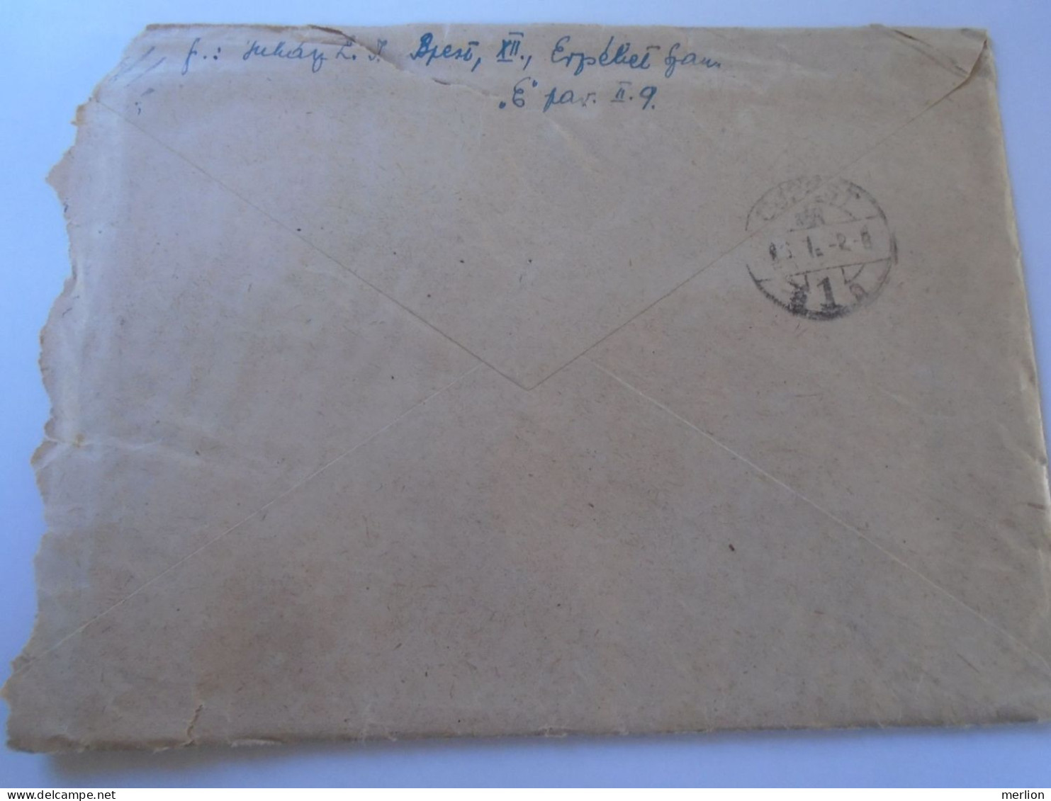 D199166  Hungary   Inflationary  Cover - 1945  Budapest  Juhász László  - Bártfay -  Újpest  With Content - Briefe U. Dokumente