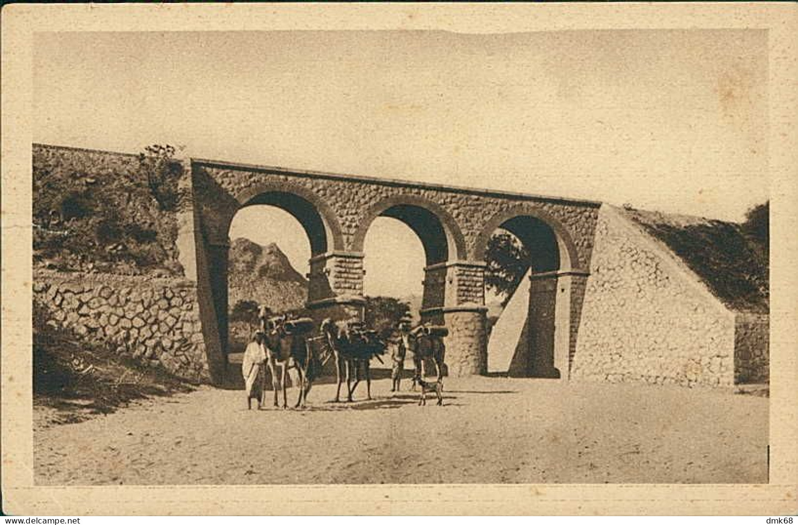 ERITREA - CHEREN / KEREN - PONTE FERROVIARIO SUL CIUF-CIUFIT / RAILWAY BRIDGE - PHOTO M.G.D. - 1930s (12145) - Eritrea