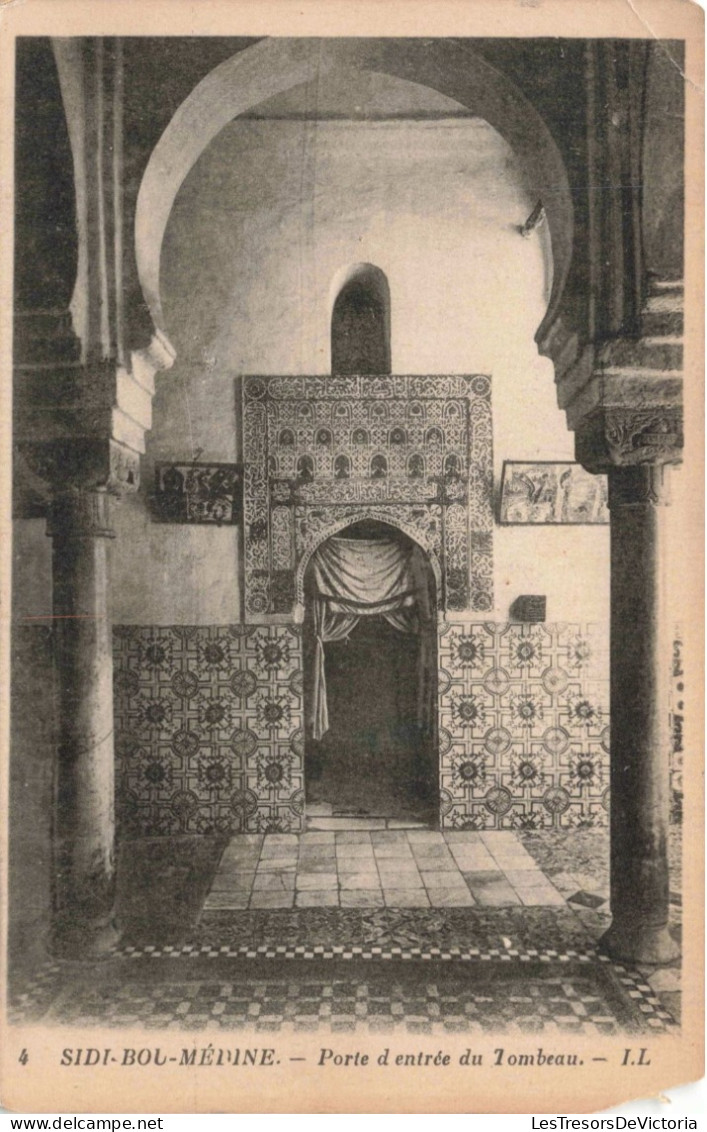 ALGERIE - TLEMCEN - Sidi Bou Médine - Porte D'entrée Du Tombeau - Carte Postale Ancienne - Tlemcen