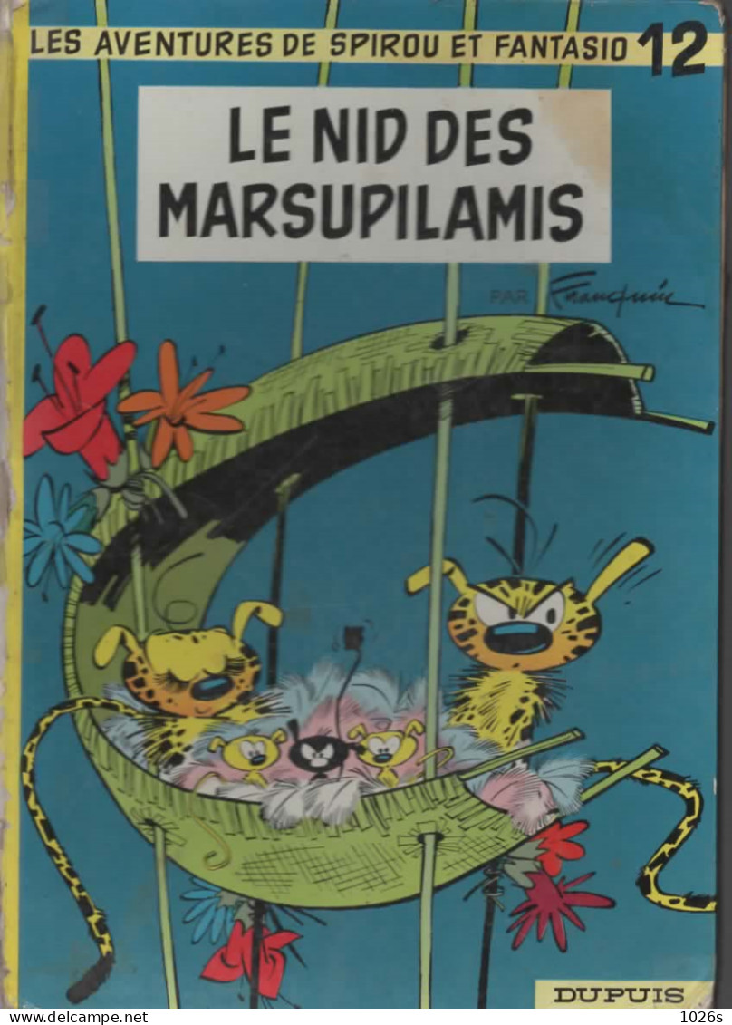 B.D.SPIROU ET FANTASIO - LE NID DES MARSUPILAMIS  -  E.O. 1964 - Spirou Et Fantasio