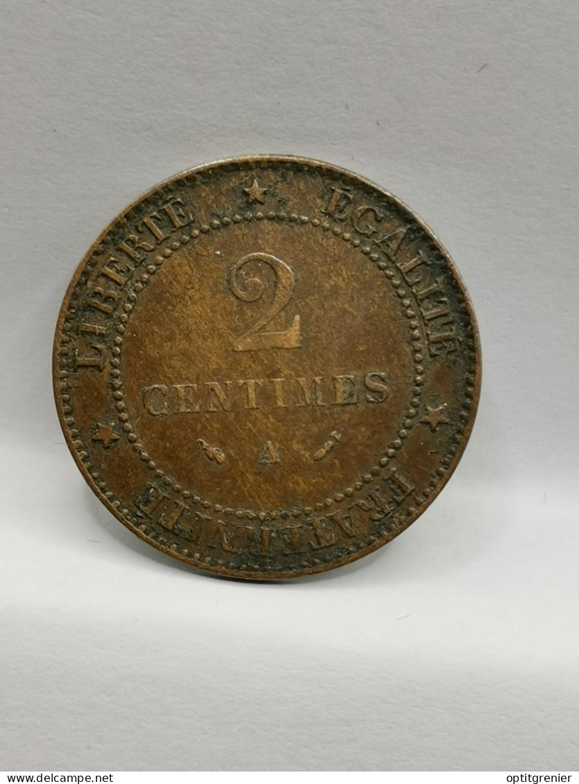 2 CENTIMES CERES 1895 A PARIS / FRANCE - 2 Centimes