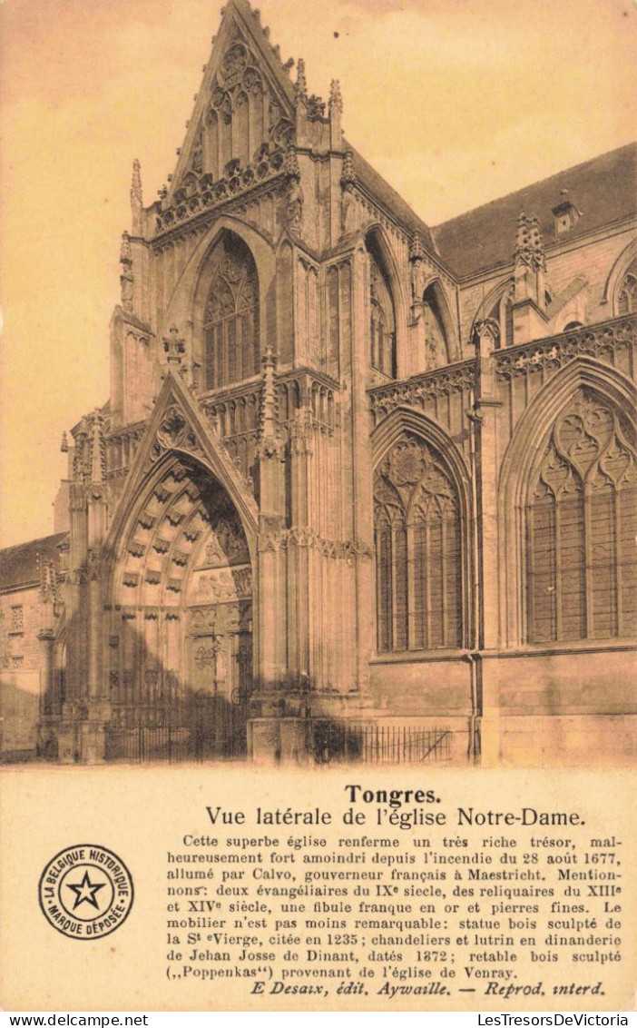 BELGIQUE - Tongres - Vue Latérale De Notre Dame - Carte Postale Ancienne - Tongeren