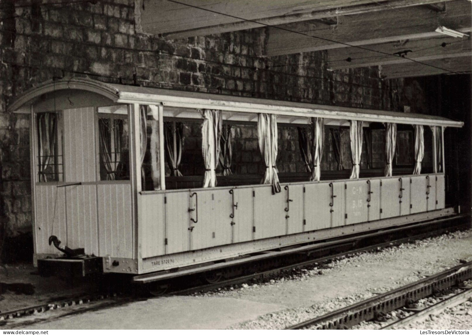 TRANSPORT - Voiture D'été à Montreux - Carte Postale Ancienne - Treinen