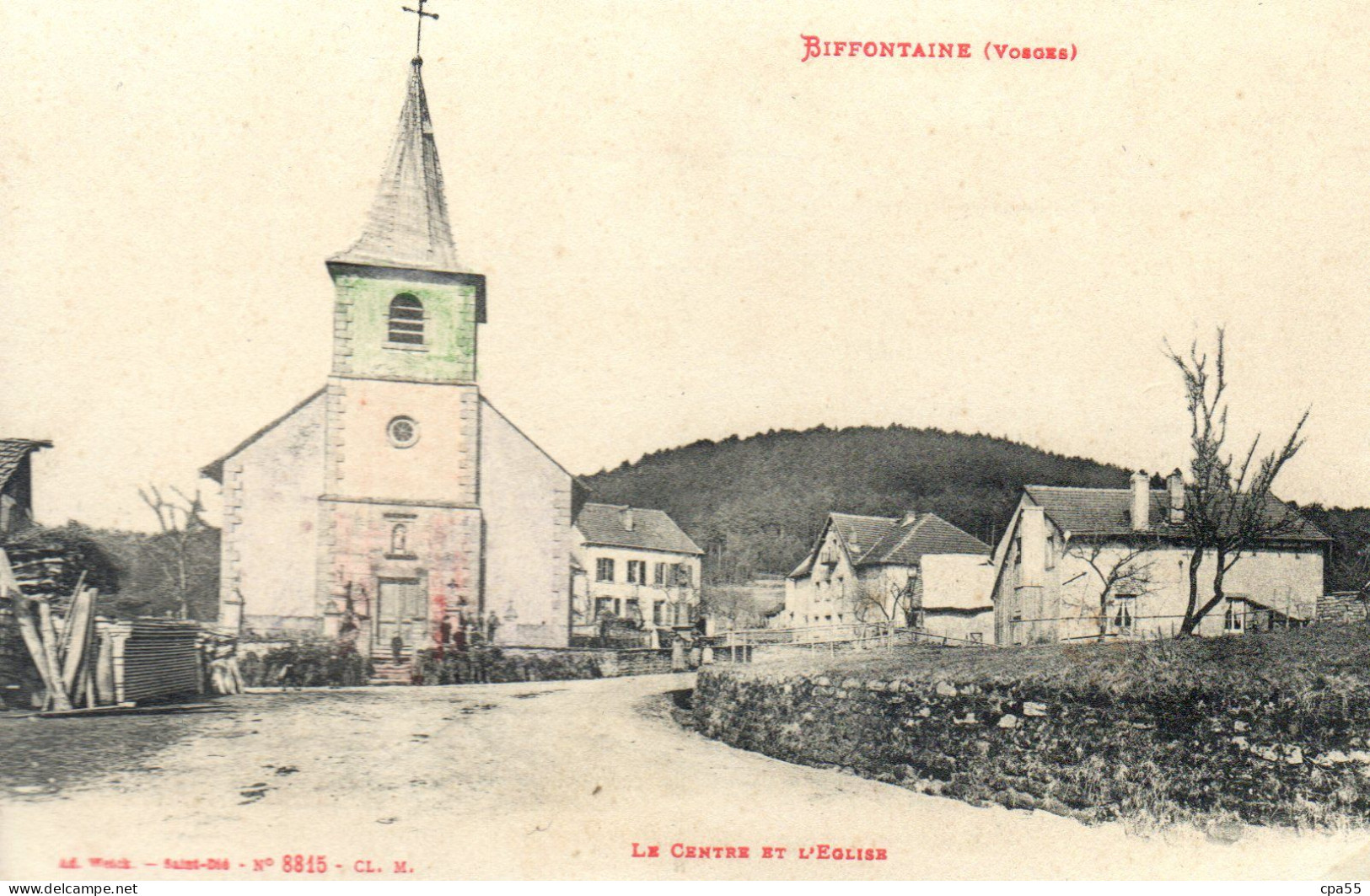 BIFFONTAINE  -  Le Centre Et L' Eglise - Brouvelieures