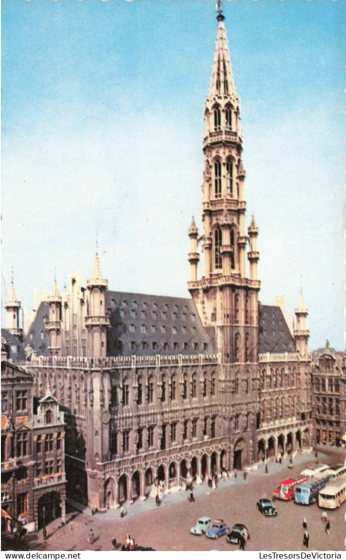 BELGIQUE - Bruxelles - Grand'Place Et Hôtel De Ville - Colorisé  - Carte Postale Ancienne - Monuments