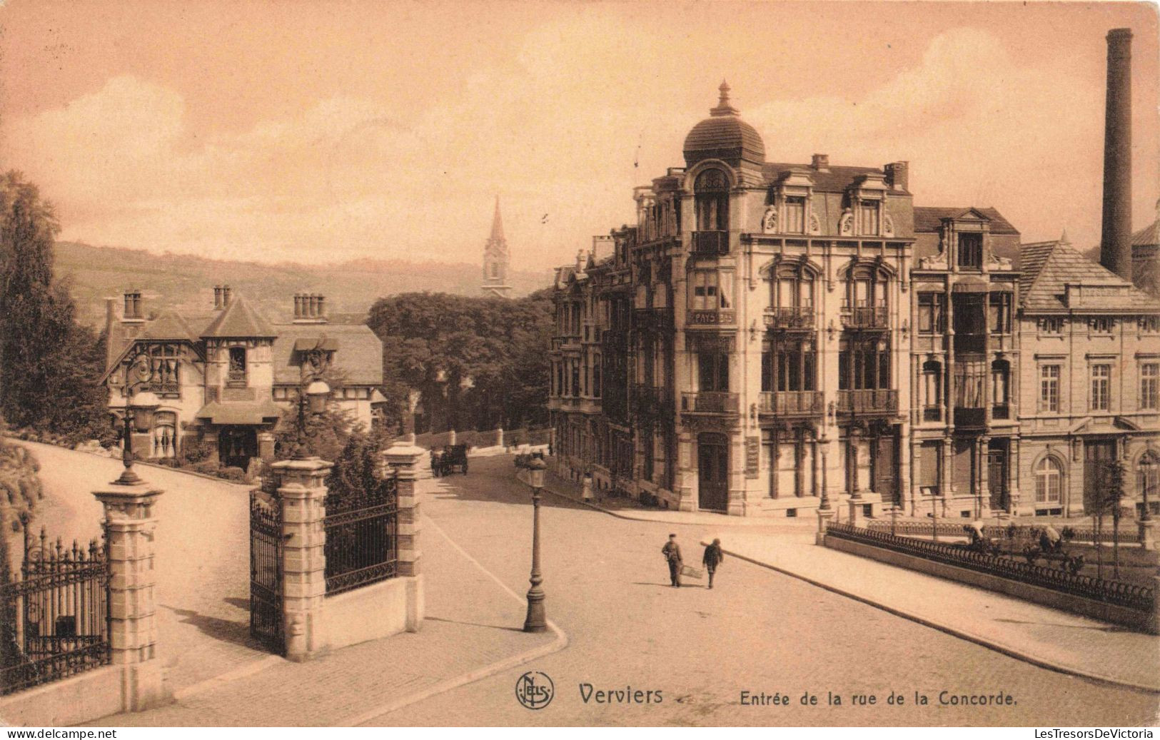 BELGIQUE - Verviers - Entrée De La Rue De La Concorde - Carte Postale Ancienne - Verviers