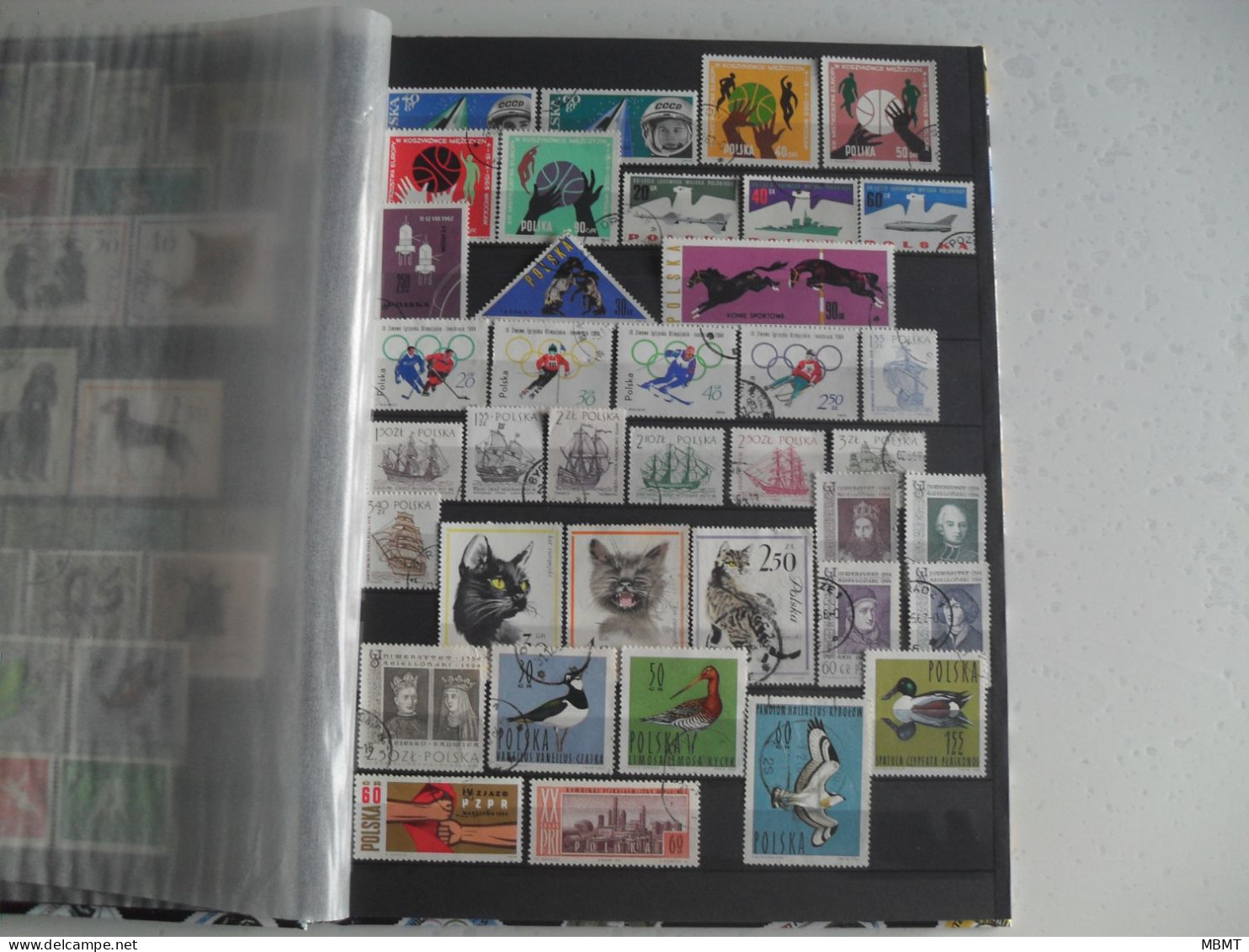 Album N°22 - année 1919 à l'année 1974 - Collections timbres oblitéré Pologne -