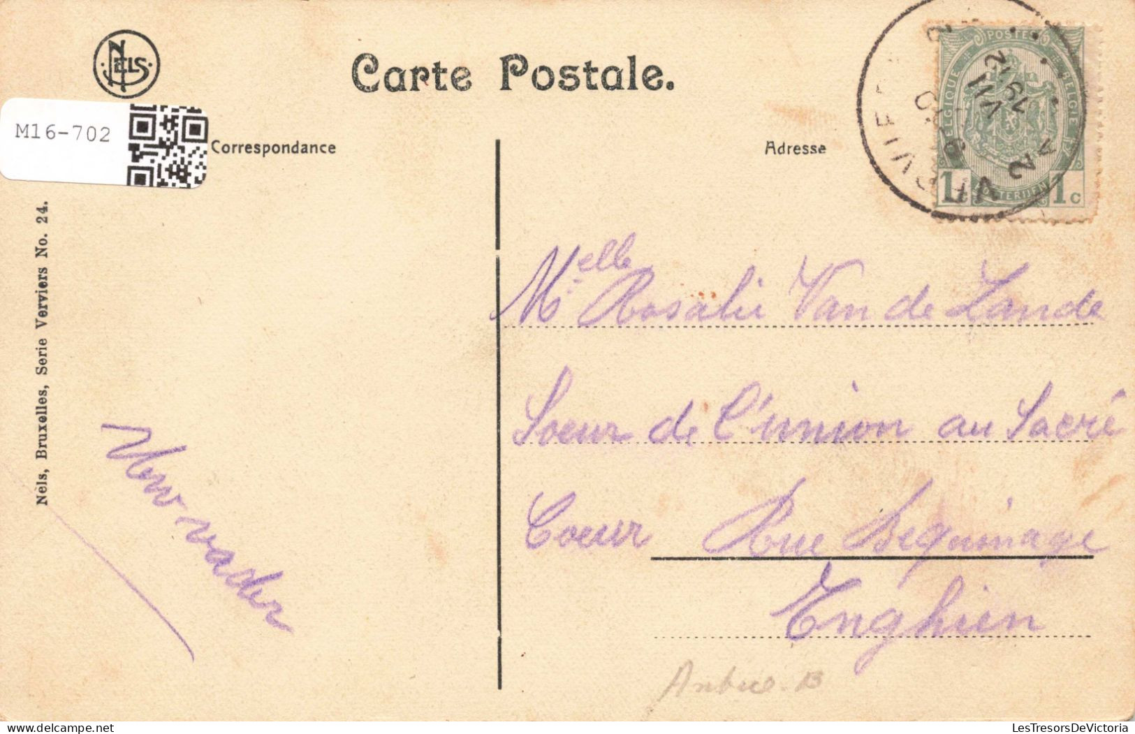 BELGIQUE - Verviers - Château Dedyn - Carte Postale Ancienne - Verviers