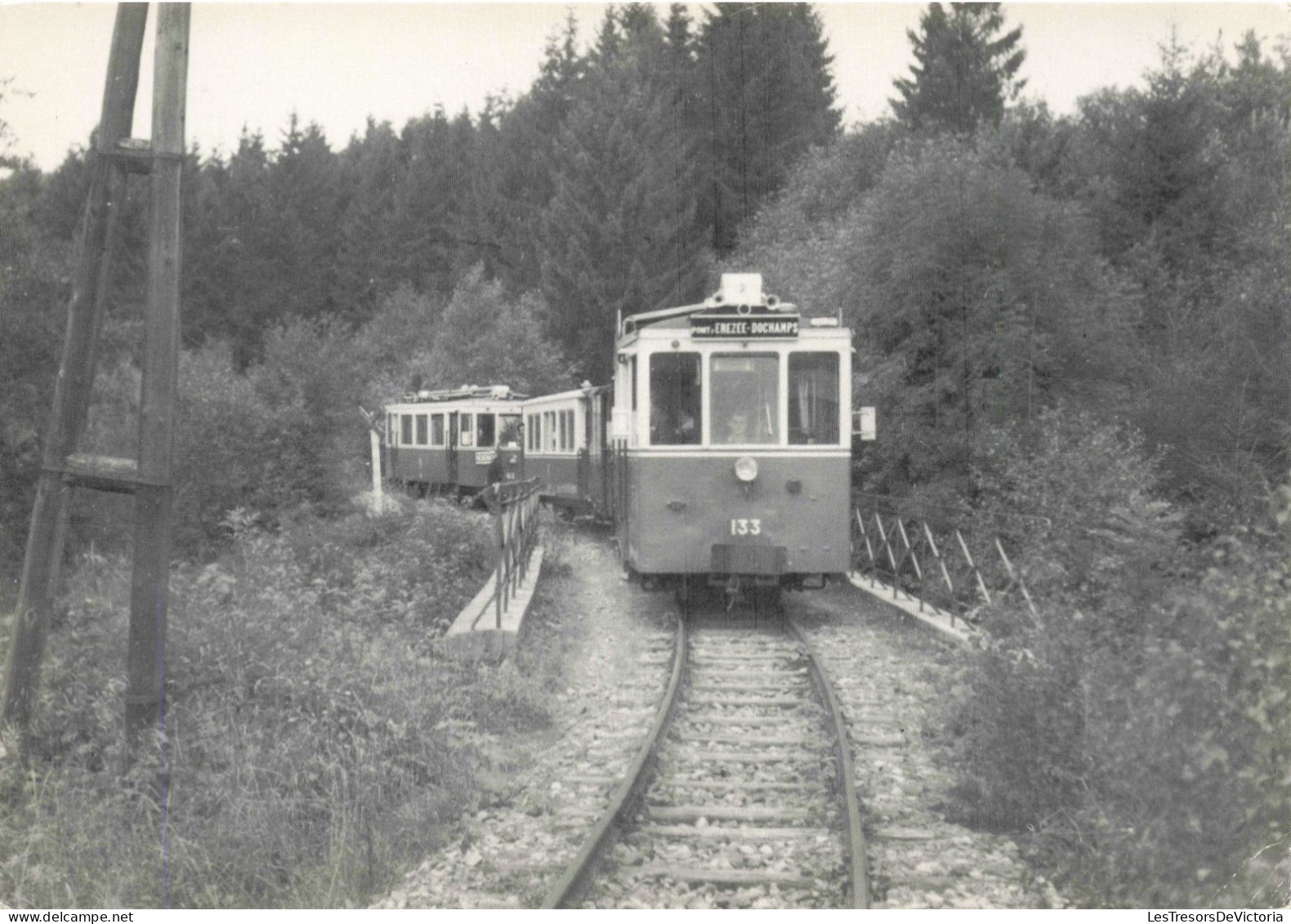 TRANSPORT - Chemin De Fer Touristique De Belgique - Carte Postale Ancienne - Tram