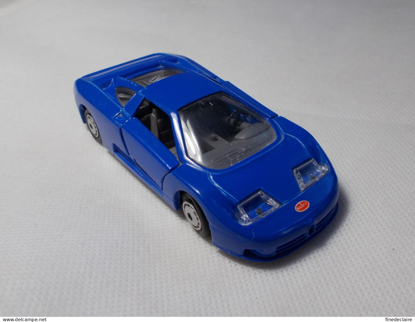 Voiture - Bugatti EB110 - Maisto Shell- Bleu - 116 Mm - Ech: 1/38 - Autres & Non Classés