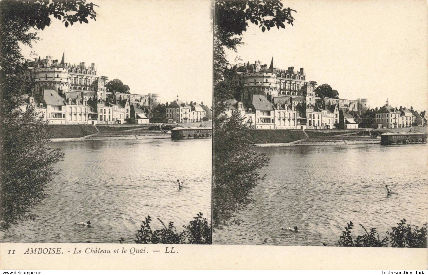 FRANCE - Amboise - Le Château Et Le Quai - Carte Postale Ancienne - Amboise