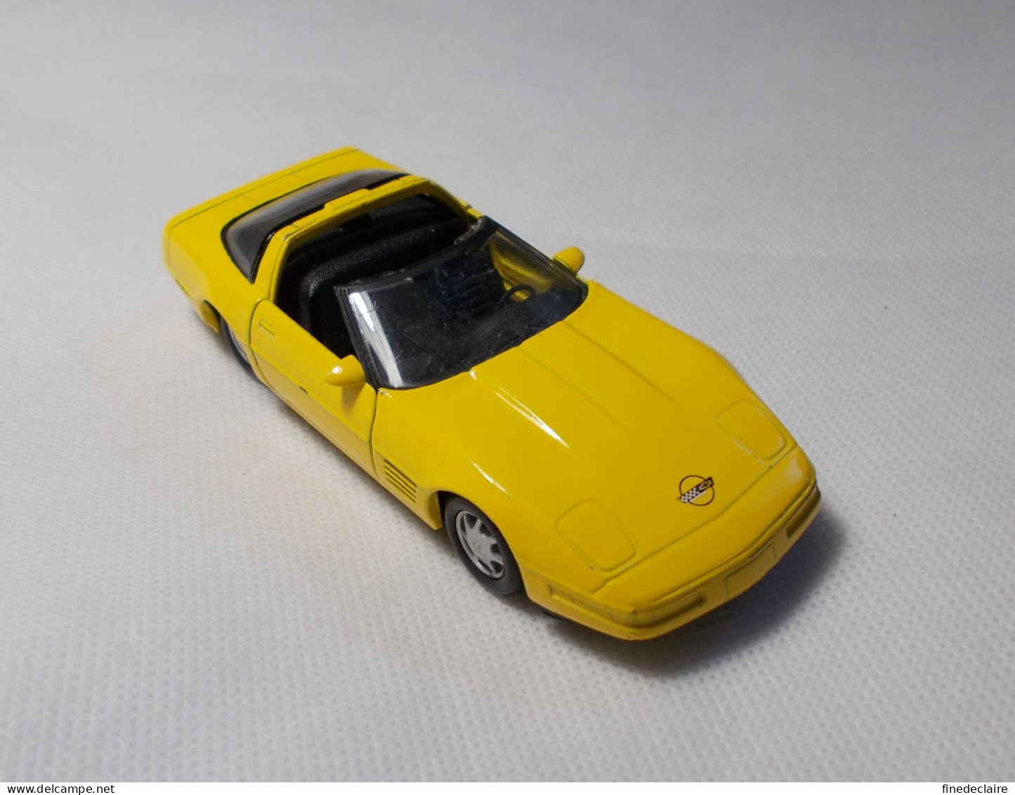 Voiture - Corvette ZR1 - Maisto Shell- Jaune - 119 Mm - Ech: 1/38 - Altri & Non Classificati