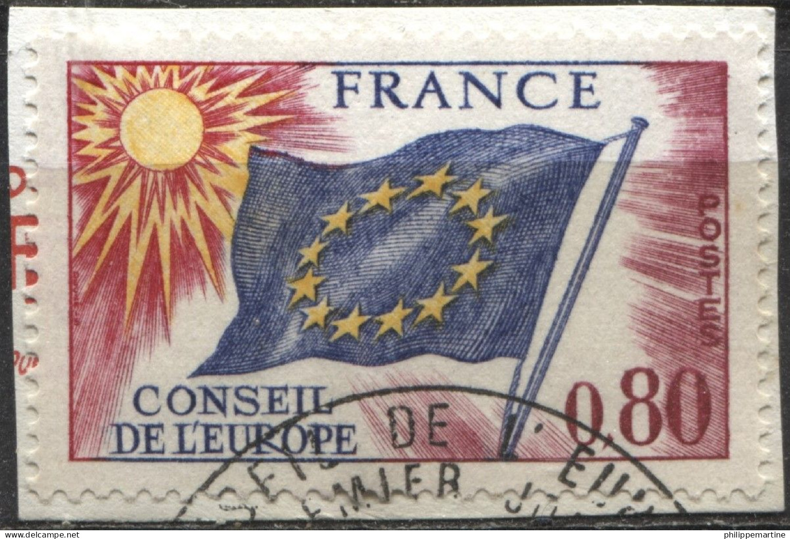 France 1975 - Service YT 47 (o) Sur Fragment - Oblitérés