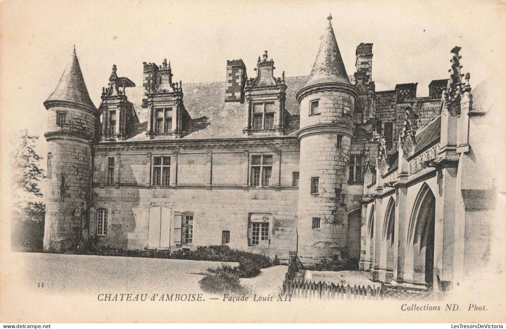 FRANCE - Amboise - Château D'Amboise - Façade Louis XII - Carte Postale Ancienne - Amboise