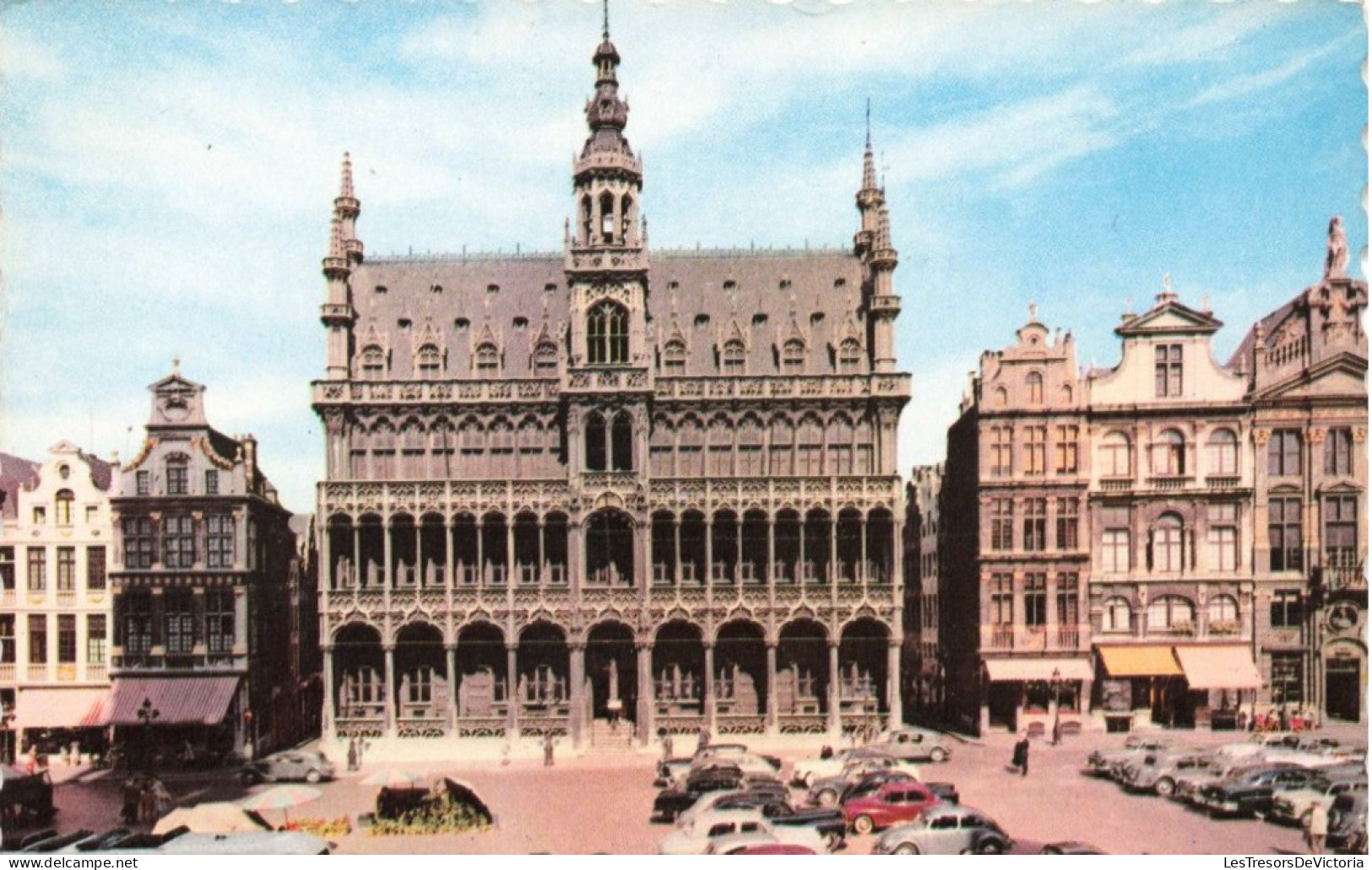 BELGIQUE - Bruxelles - Grand'Place - Maison Du Roi - Colorisé - Carte Postale Ancienne - Monumentos, Edificios