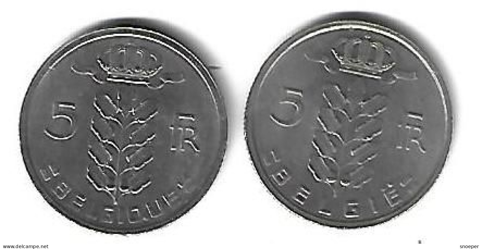 *belguim 5 Francs   1949 French+ Dutch Vf++ - 5 Franc