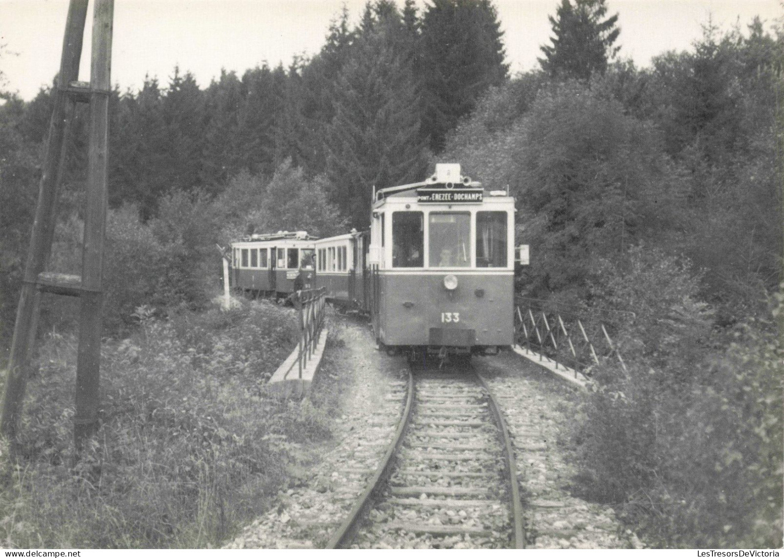 TRANSPORT - Tramway Touristique - Chemin De Fer Touristique De Belgique - Carte Postale Ancienne - Strassenbahnen