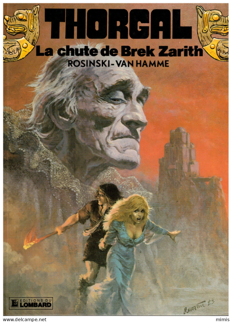 THORGAL "La Chute De Brek Zarith"  N° 6    E.O. 6/1984 - Thorgal