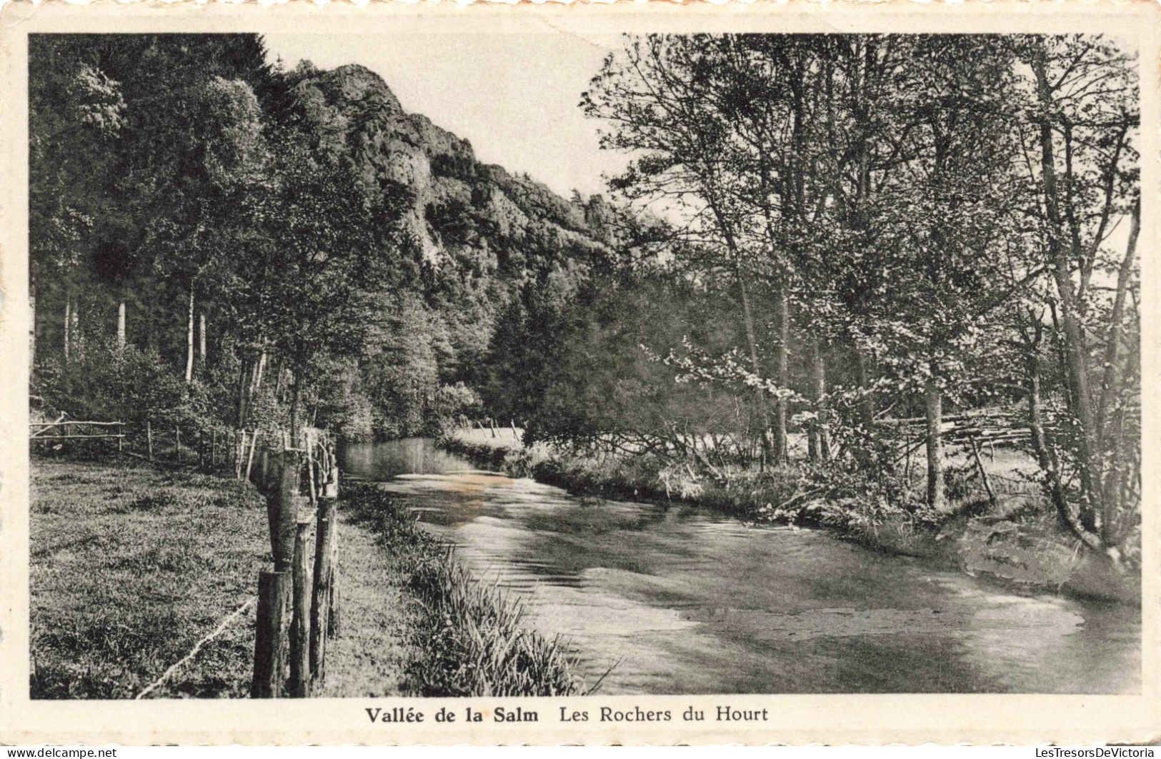 BELGIQUE - Vielsalm - Vallée De La Salm - Les Rochers Du Hourt  - Carte Postale Ancienne - Vielsalm