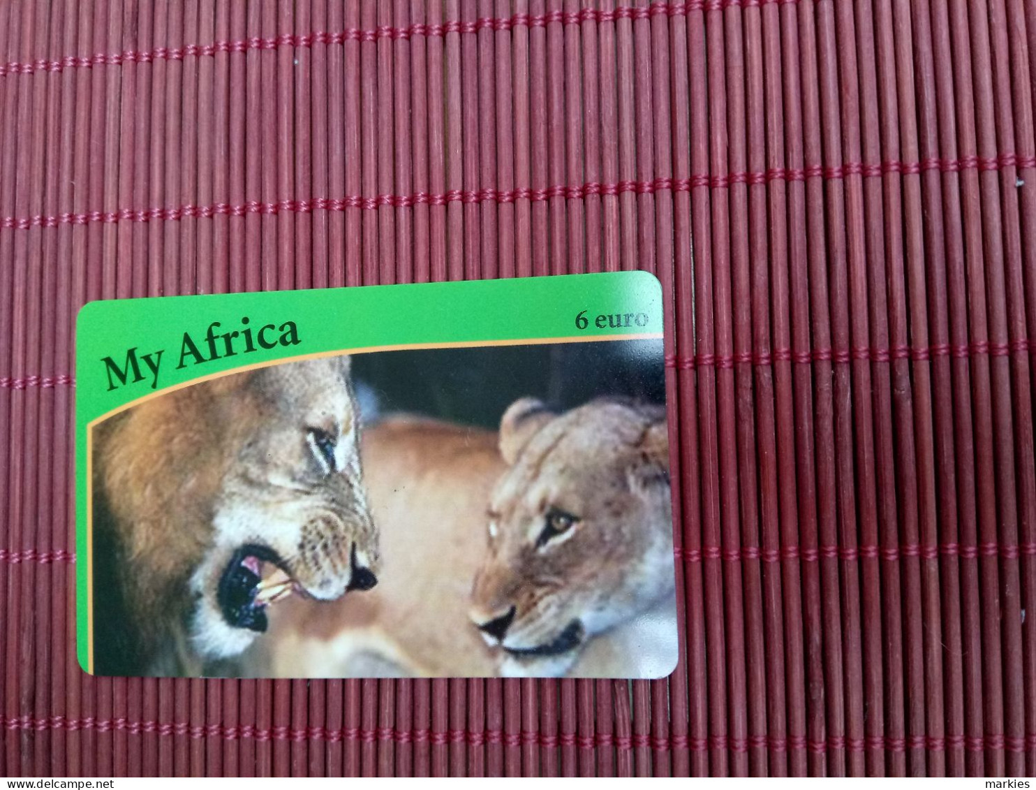 Phonecard Animals Used Rare - Jungle