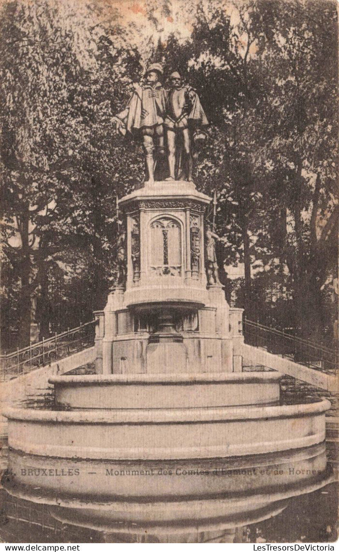 BELGIQUE - Bruxelles - Monument Des Comtes D'Egmont Et De Hornes - Carte Postale Ancienne - Monuments, édifices