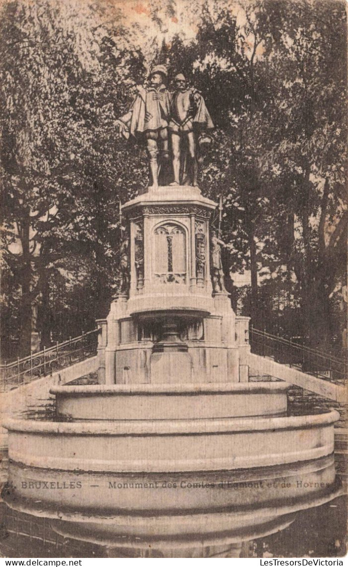 BELGIQUE - Bruxelles - Monument Des Comtes D'Egmont Et De Hornes - Carte Postale Ancienne - Monumentos, Edificios