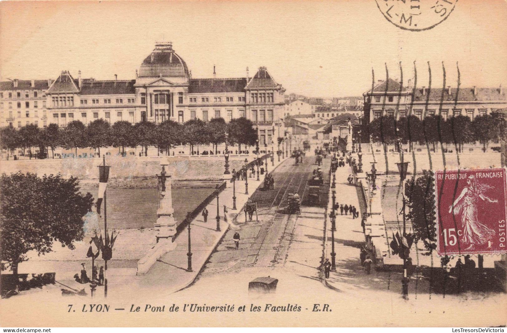 FRANCE - Lyon - Le Pont De L'Université Et La Faculté - ER - Carte Postale Ancienne - Lyon 7