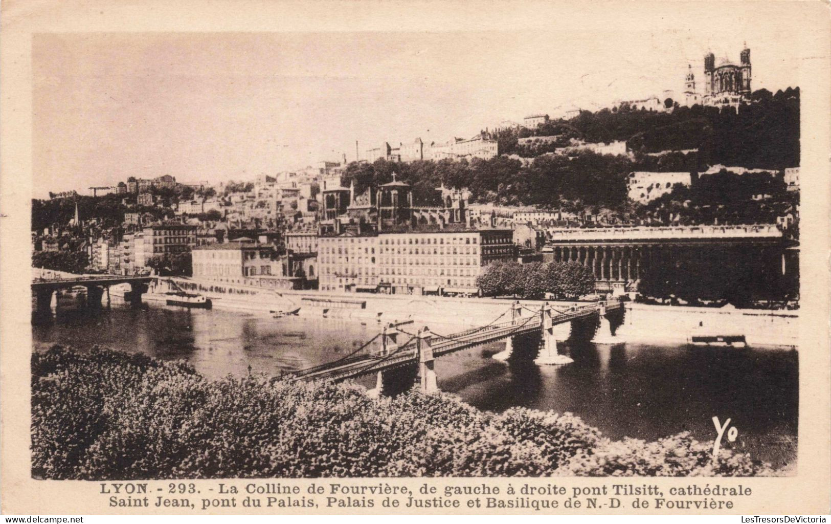 FRANCE - Lyon - La Colline De Fourvière  - Carte Postale Ancienne - Lyon 5