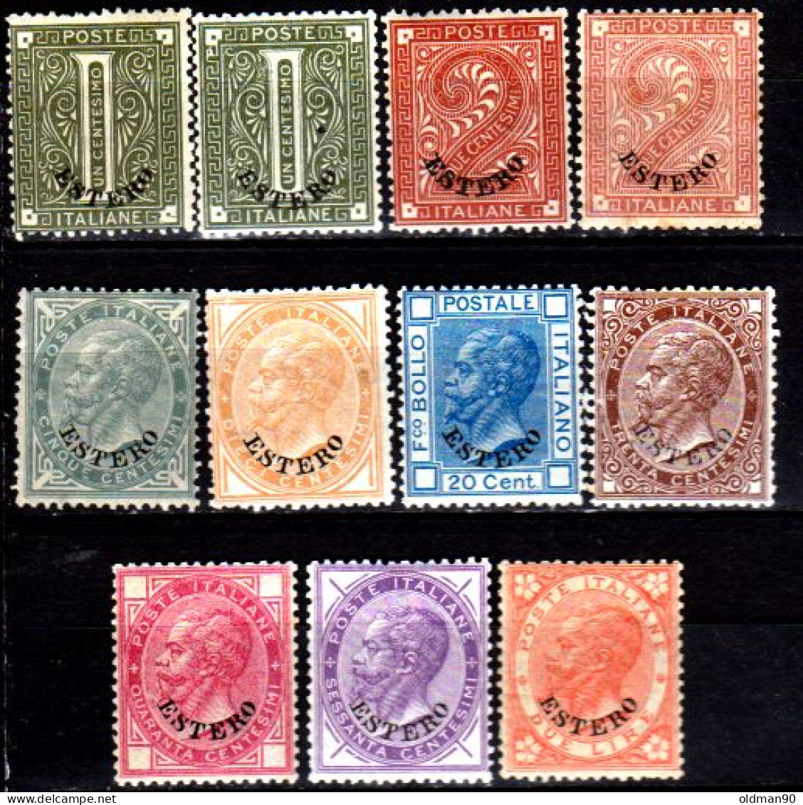 OS-522- Serie Soprastampata "ESTERO" Del 1874 (++) MNH - Qualità A Vostro Giudizio. - General Issues