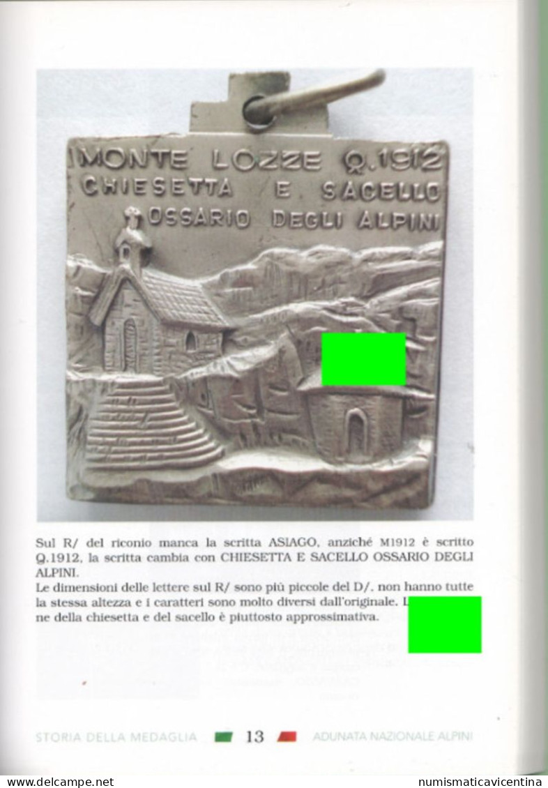 Alpini Medaglie Adunate Dal 1920 Al 2012 LIBRO Morandin V. - Autres & Non Classés