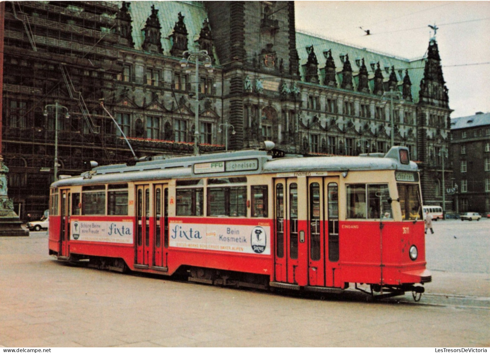 TRANSPORT - Hamburger Hochbahn AG -Tramways - Colorisé - Carte Postale - Tram