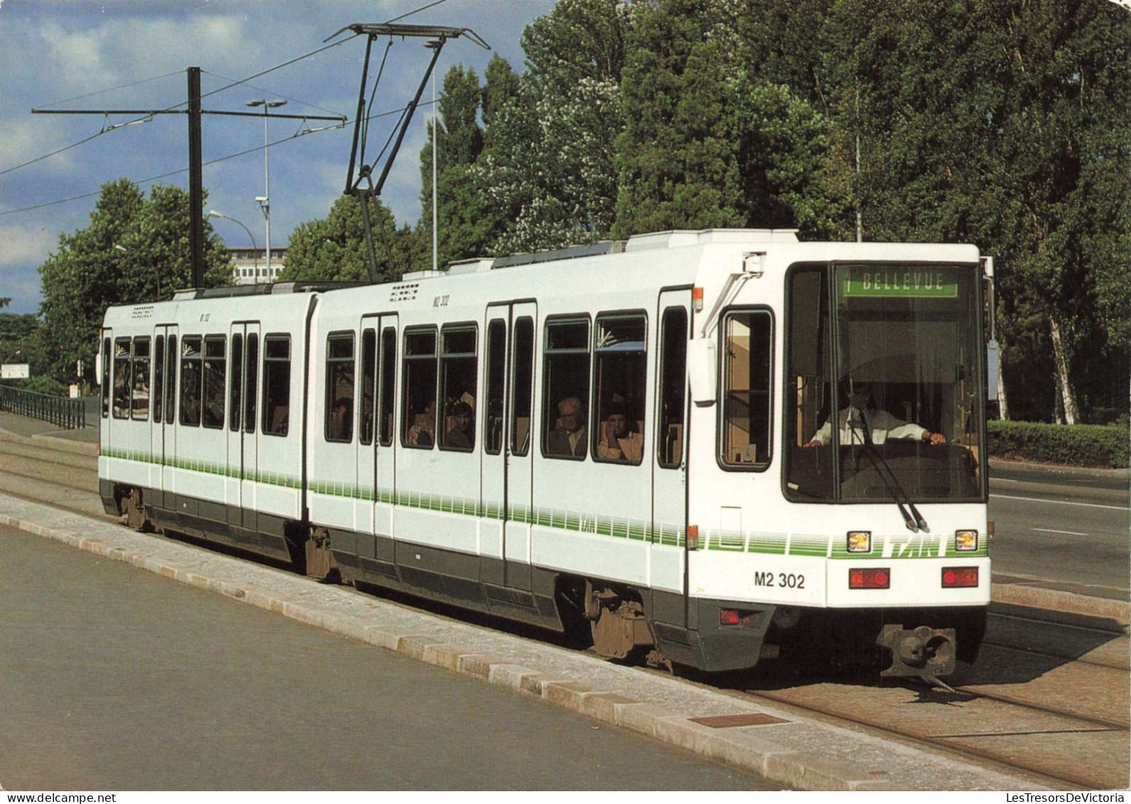 TRANSPORT - Semitan Tramway De Nantes - Colorisé - Carte Postale - Tramways