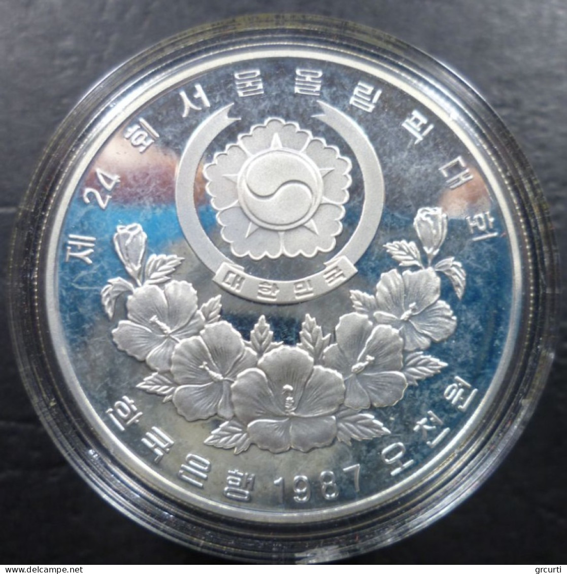 Corea Del Sud - 5.000 Won 1987 - Olimpiadi - Altalena - KM# 67 - Korea (Süd-)