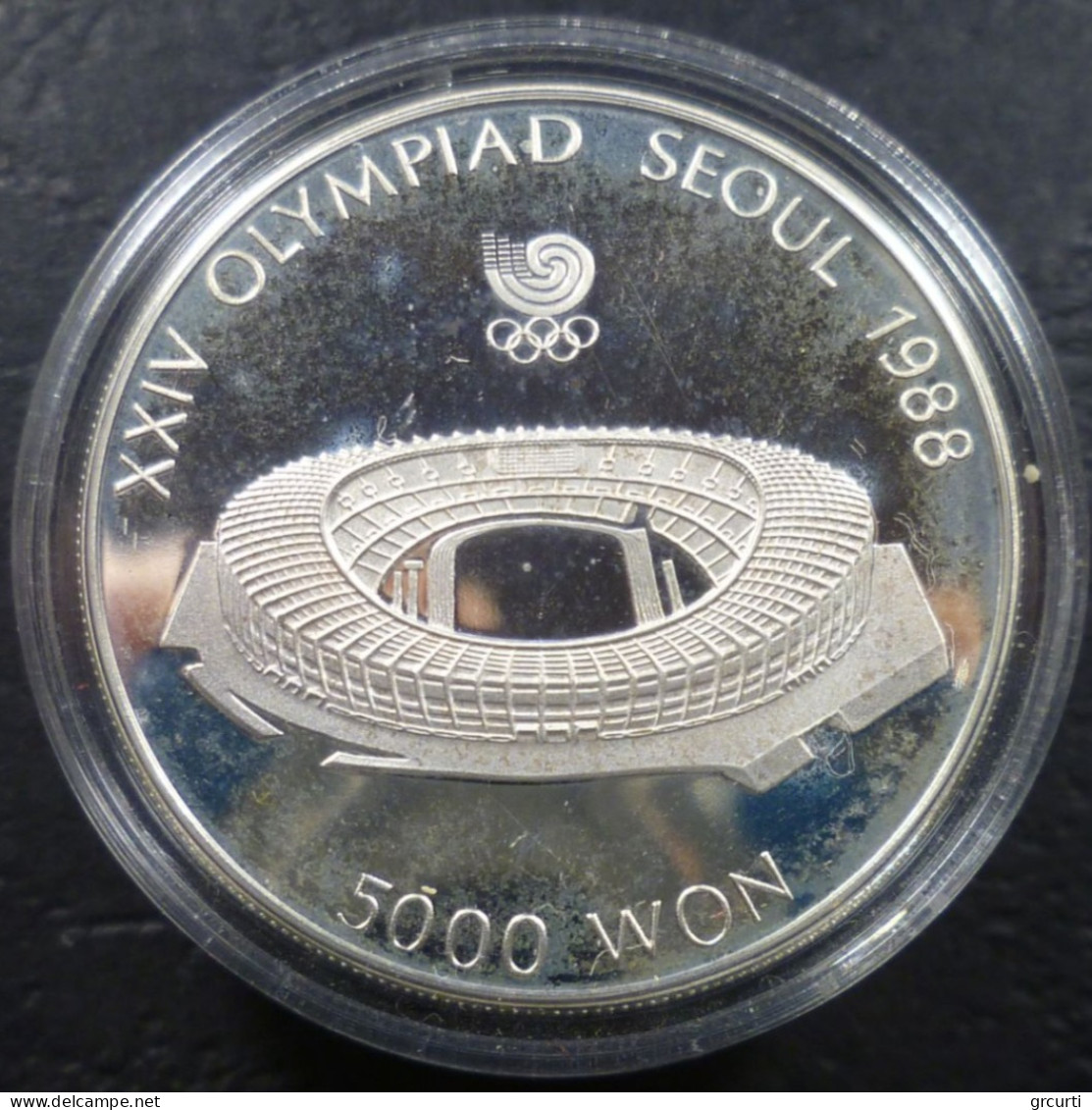 Corea Del Sud - 5.000 Won 1987 - Olimpiadi - Stadio Olimpico - KM# 60 - Corée Du Sud