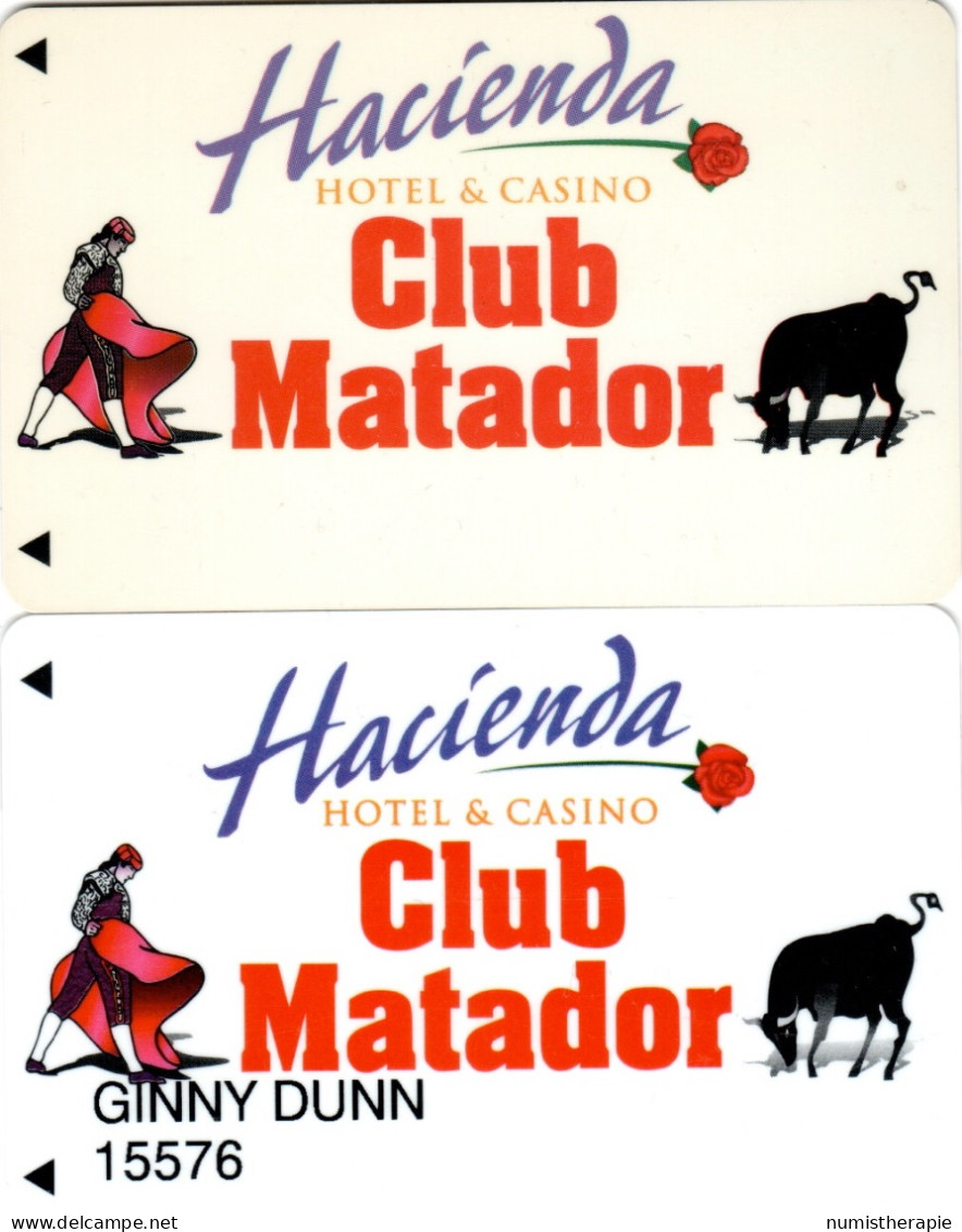 Hacienda Hotel & Casino Boulder City NV : Lot De 2 Cartes - Cartes De Casino