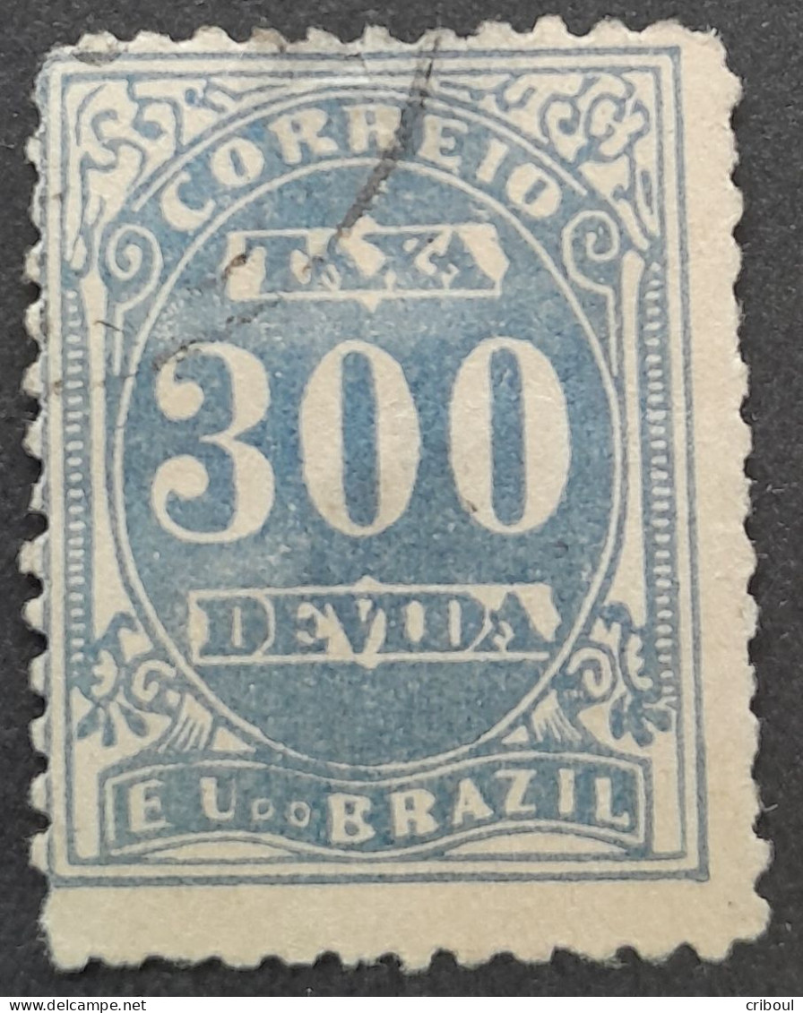 Bresil Brasil Brazil 1895 Taxe Tax Taxa Yvert 23 O Used - Postage Due