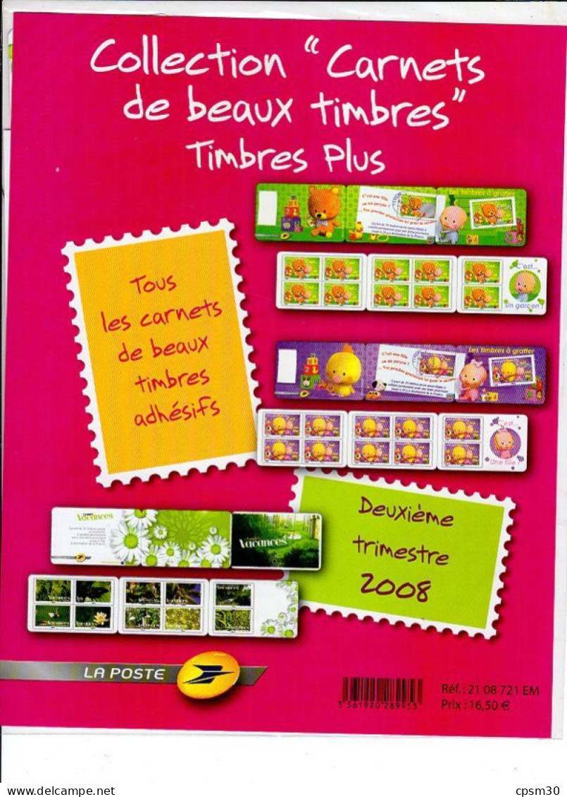 Timbres - Deux Pochettes "Timbres De France" Deuxième Trimestre 2008, Valeur 16.50 + 25.51 - 2000-2009