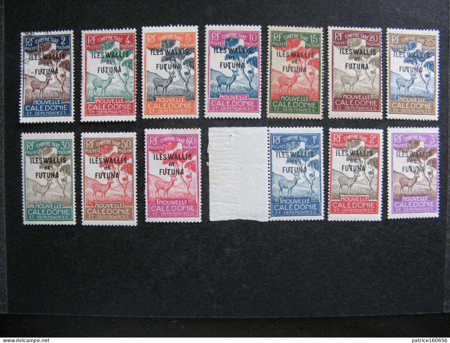 A). Wallis Et Futuna: Série Timbres-Taxe N°11 Et N°23, Neufs X. - Timbres-taxe