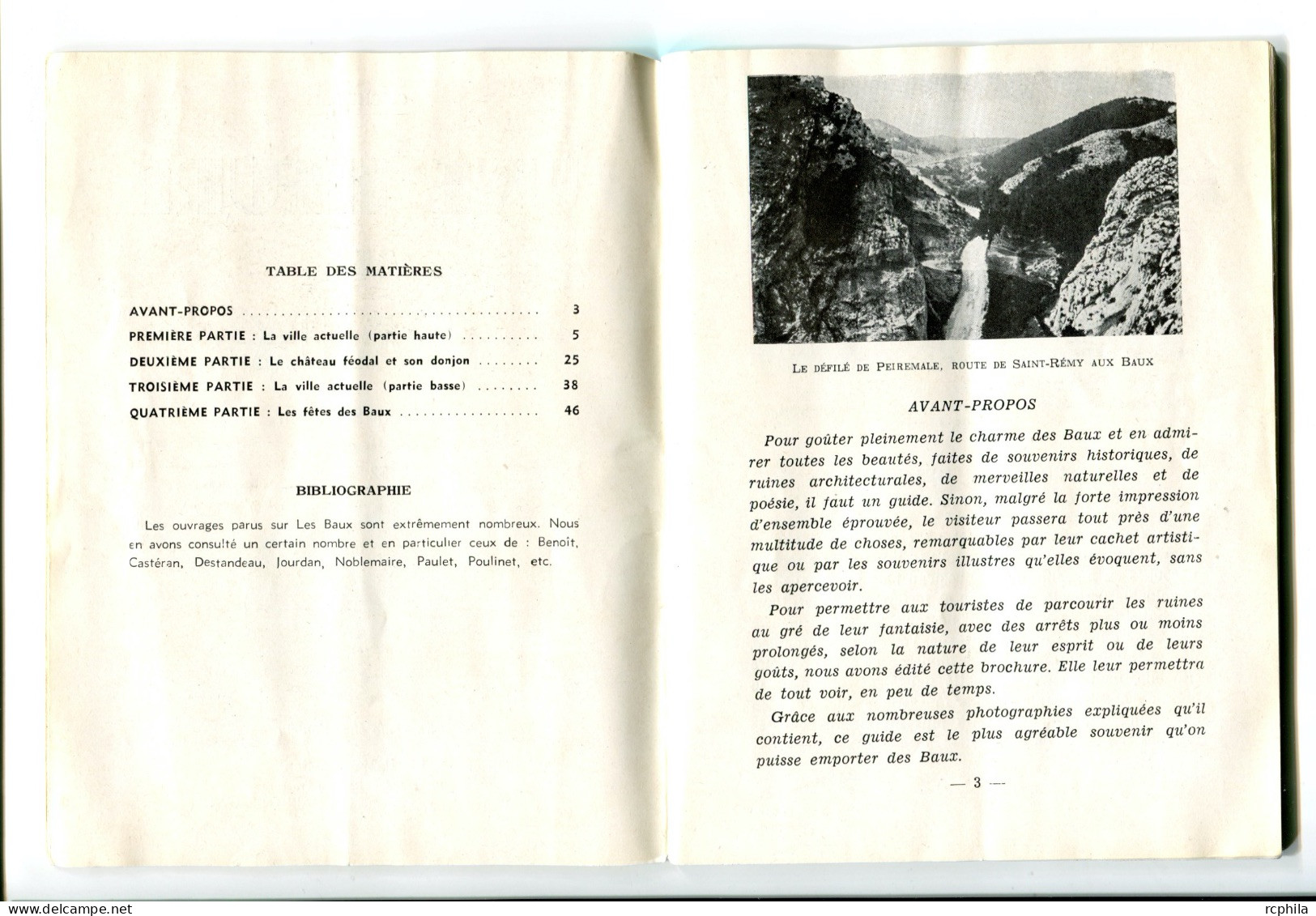 RC 26038 FRANCE 1958 UNE HEURE AUX BAUX EN PROVENCE GUIDE SOUVENIR ILLUSTRÉ DE 48 PAGES - Provence - Alpes-du-Sud