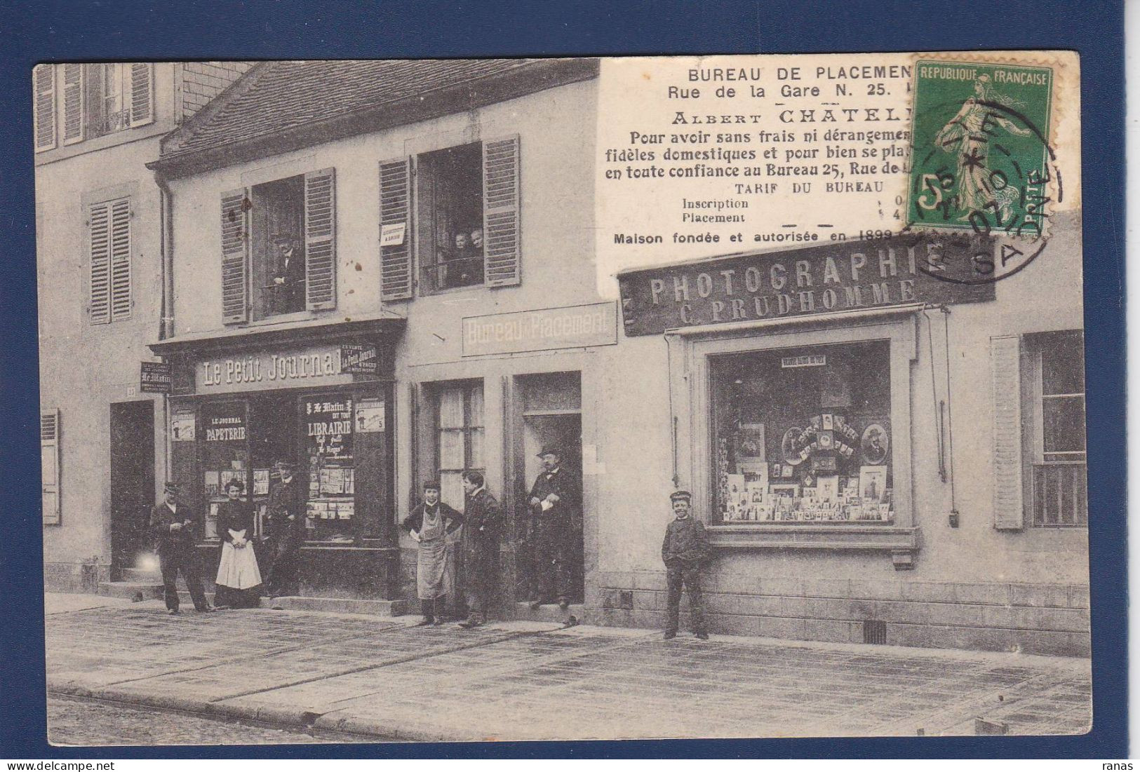 CPA [70] Haute Saône > Lure Commerce Shop Devanture Magasin Photographe Circulé - Lure