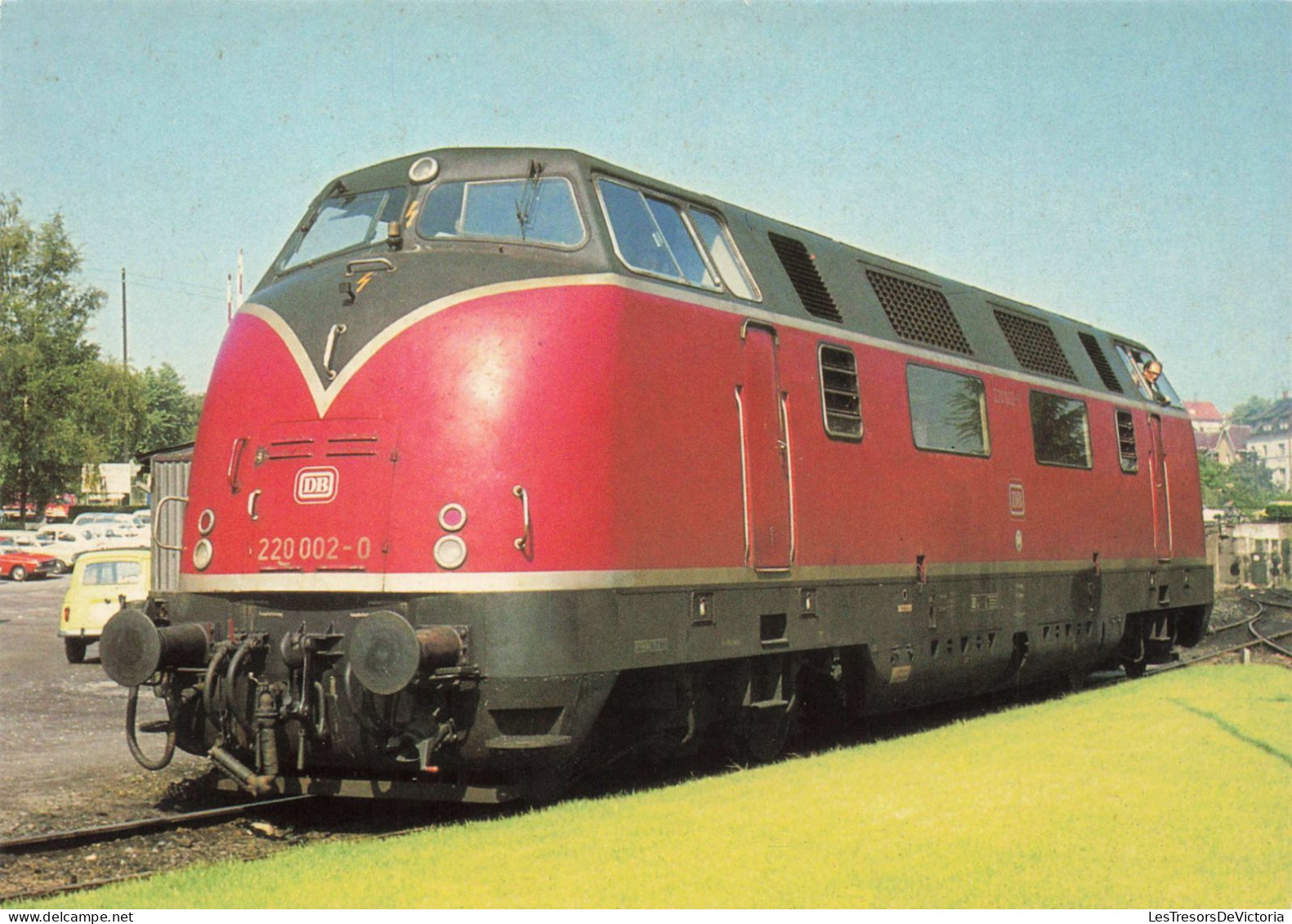 TRANSPORT - Schnellzug Diesellokomotive - Colorisé - Carte Postale - Treinen